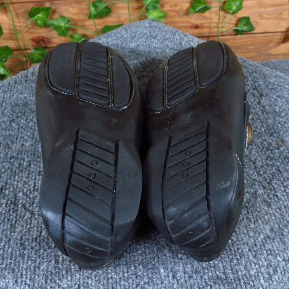 Alan Payne Men's Leather Driving Moccasins‎ Black Bit Loafers Size 9.5 Medium